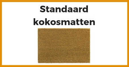 Kokosmat met logo